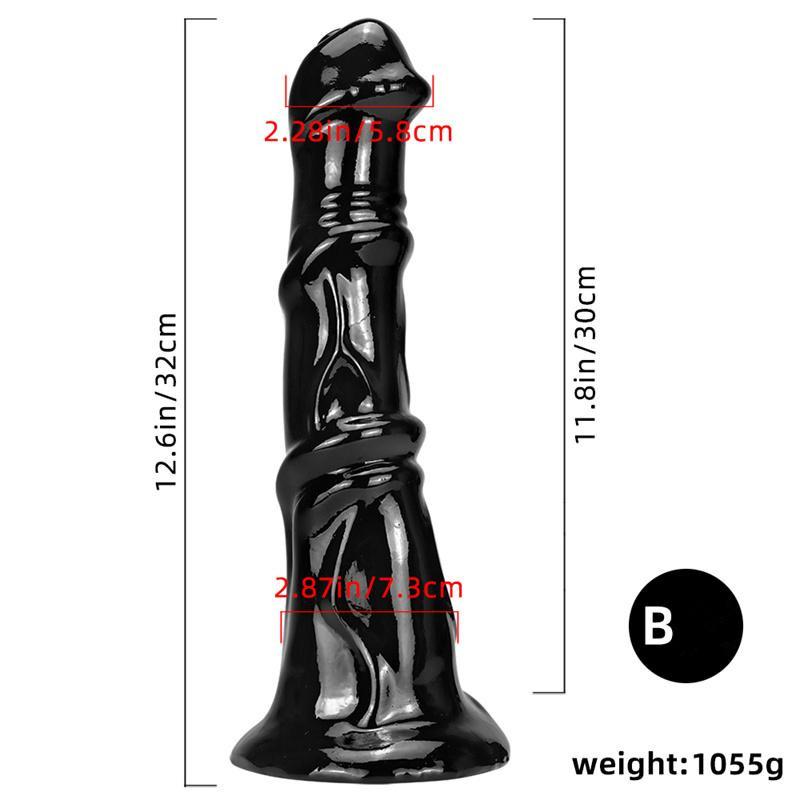 Female Large Medium and Small Stallion Super Large Simulation Penis Masturbation Horse Cock Heteromorphic Sex Products
