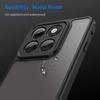 For Motorola Edge (2025) 5G Case Drop Proof Airbags Frosted Translucent PC + TPU Phone Back Cover