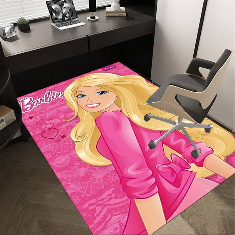 

1 шт. Ковер Barbie Foroni, для декора дома и офиса, Коврик под офисное кресло, Праздничный подарок L1451 60cm by 90cm