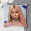 N-Nicki Minaj Double-Sided Printed Square Decorative Cushion Cover For Sofa Living Room Home Decor
