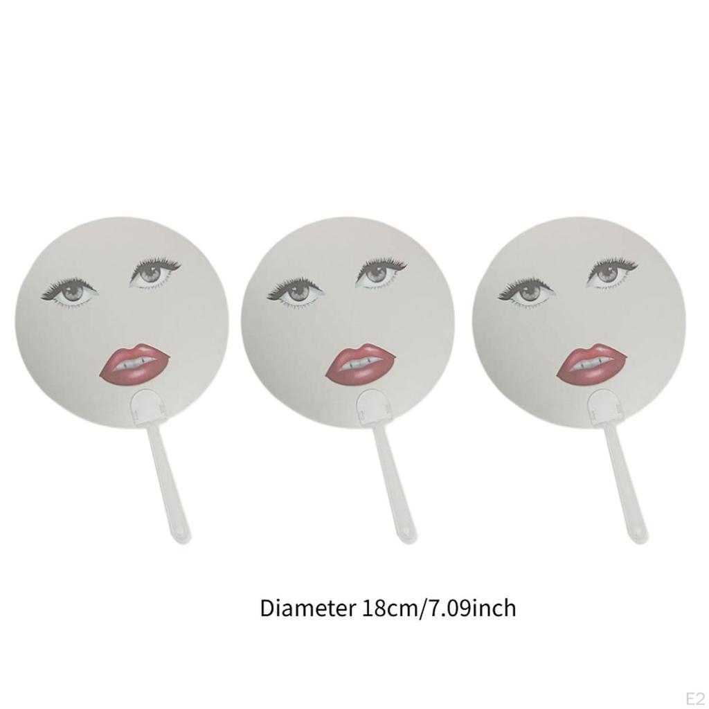 Hand Fan Painting Ornament for Performance Music Festival Dance