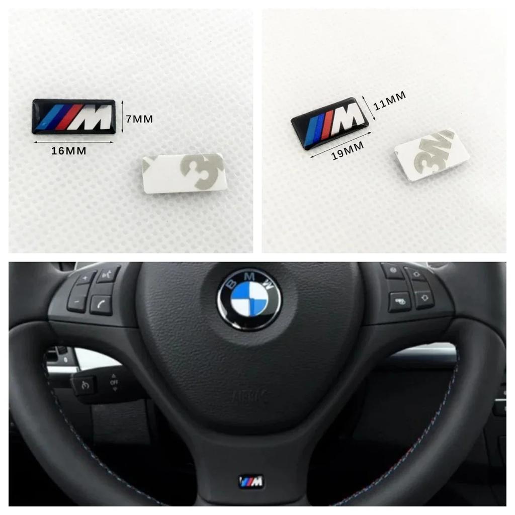 Für BMW Heiß 2025 Für Alle BMW E46 E39 E38 E90 E60 E36 F30 F20 X1 X3 X5 M Logo Auto Lenkrad Nabenkappen Mittel Emblem Abzeichen Sti