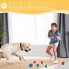 Soft TPR Dogs Interactive Training Toys for Small Large Dog Teeth Cleaning Bite-resistance Squeak Pets Ball Toy Supplies