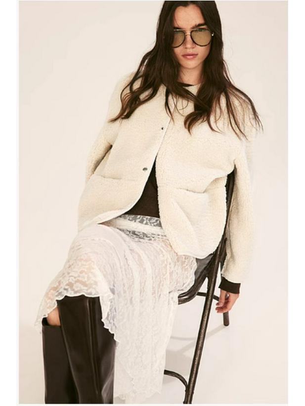 Women's Autumn Plush Teddy Fleece Jacket - European & American Style, Round Neck, Casual, Solid Color.