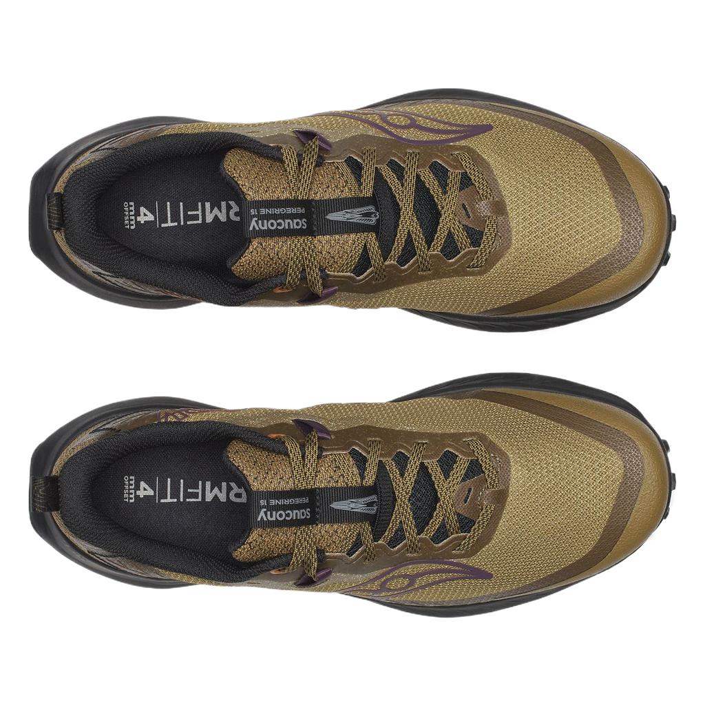 SAUCONY Peregrine 15 Stylish Minimalist Trendy Low-Top Running Shoes Men Running Shoes Brown S20990-242