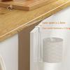 Toilet Roll Paper Holder Organizer Wall Mount Storage Stand Kitchen Bathroom No Drill Tissue Towel Dispenser Stainless