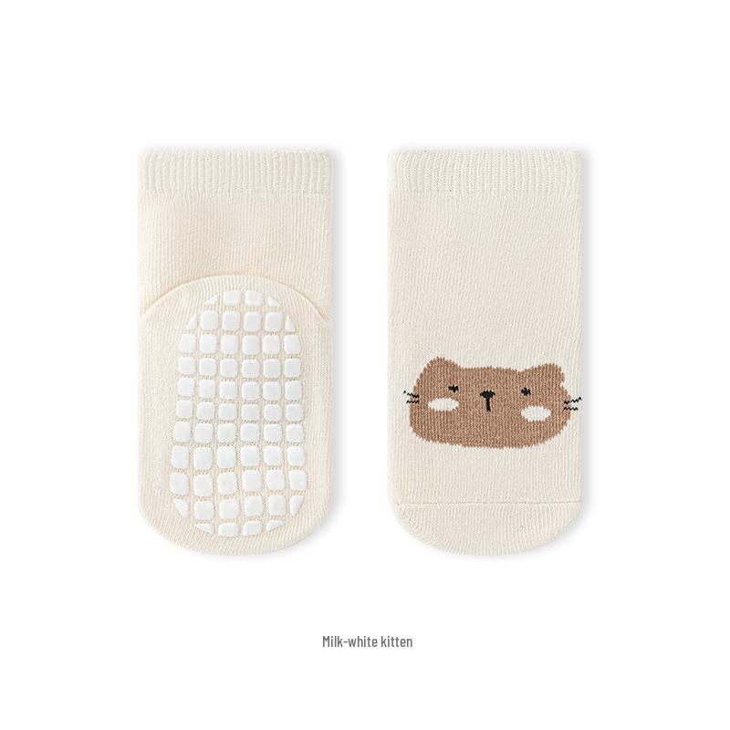 25 Pairs of New Spring Cartoon Dot Baby & Toddler Combed Cotton Socks