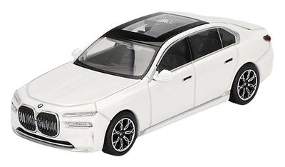 MINI GT Maßstab BMW i7 xDrive60 Mineralweiß Fertigprodukt 1/64 (Linkslenker) MGT00819-L