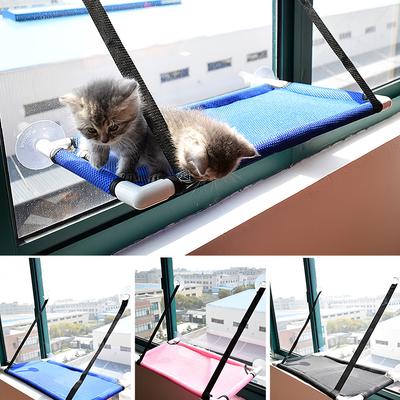 Gato mascota colgante cama ventana hamaca transpirable perca estante asiento ventosa