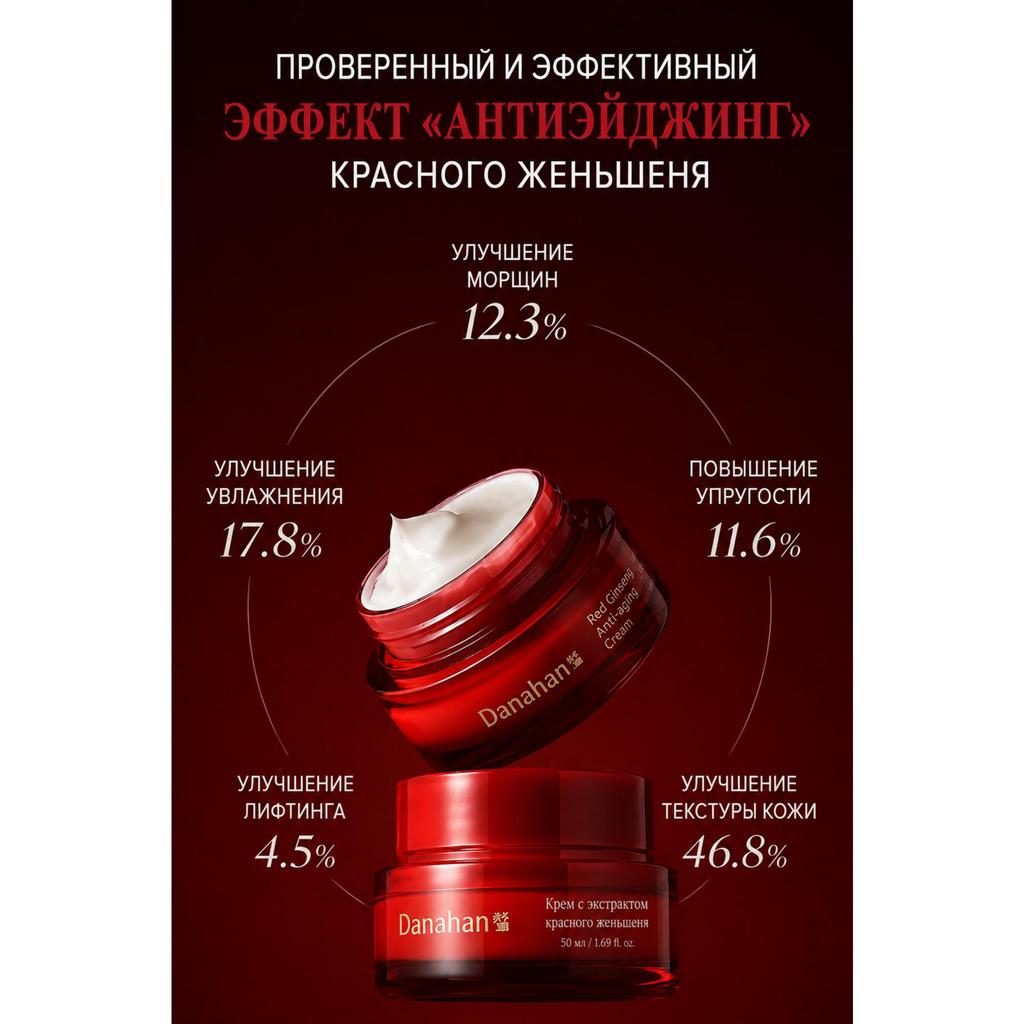 Danahan Bonoeungo Red Cream 55ml Intense Wrinkle Repair Face Cream