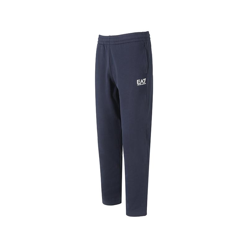 Emporio Armani EA7 Logo Printed Hooded Casual Sports Suit Fleece Version Men Suit Navy-Blue 6DPV65-PJVTZ-1562