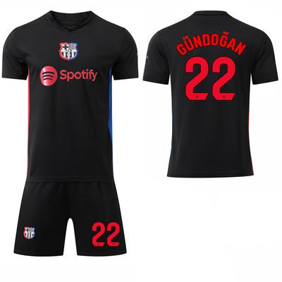 2024-25 Barcelona Černý venkovní dres #9 Lewandowski #19 Yamal Fotbalové dresy