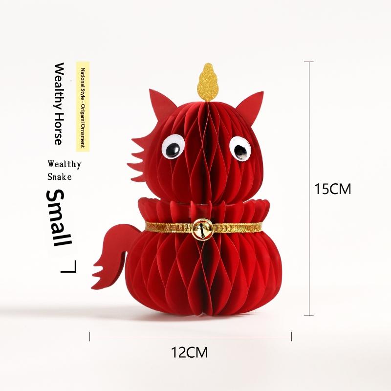 

The Year Of Horse Mascot Hanging Ornament New Year 2026 Cartoon Horse Ornaments Chinese Spring Festival Party Decoration A4