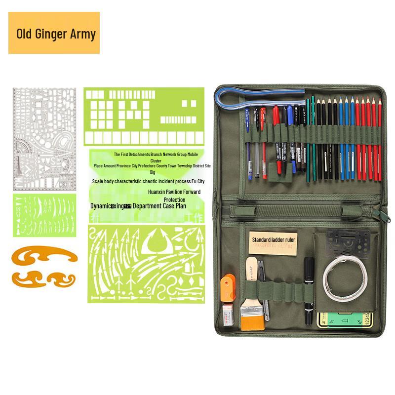 Military Map Commander Ruler Set