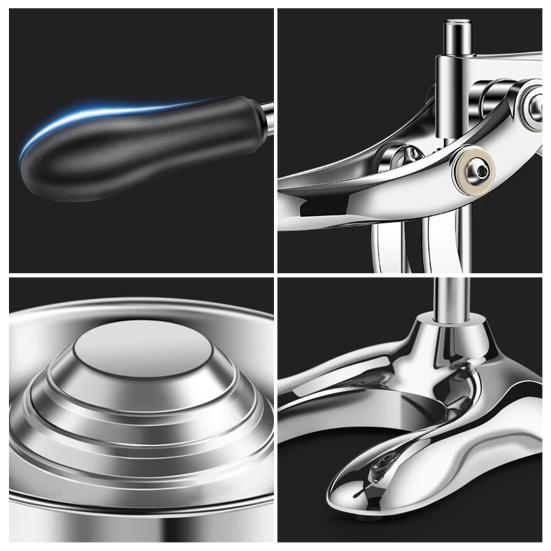 Ruční odšťavňovač citrusů Odolný lis na citrony Nerezová ocel Lis na limetkovou šťávu Neelektrický extraktor ovocné šťávy