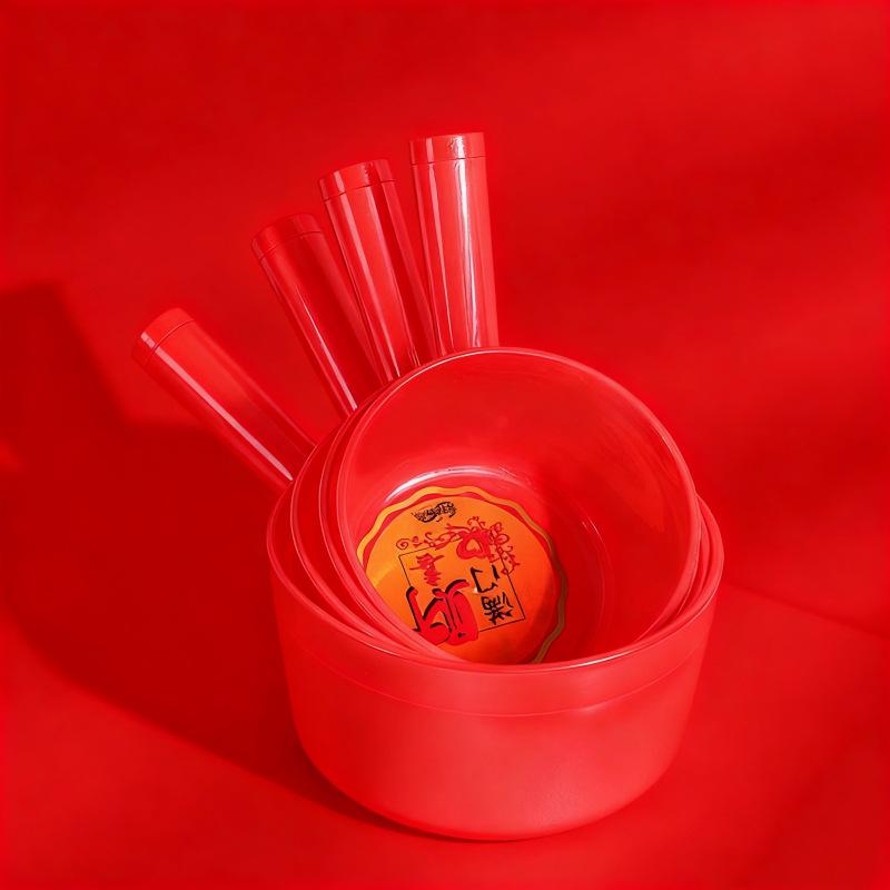 Large Creative Plastic Water Ladle - Deepened for Household, Kitchen, and Wedding Events 0012 Small [Thick Handle]