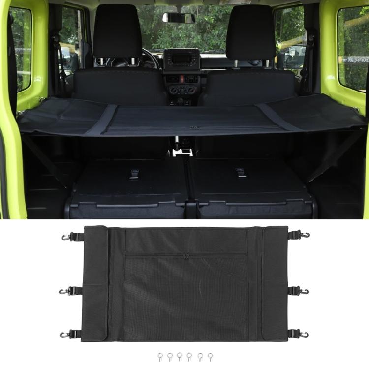 Foldable Trunk Storage Organizer Luggage Net Shelf Load Cargo Shade Cover Bag Curtain Fit for Jimny JB64 JB74 2019-2024
