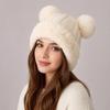 Thickened Knitted Hat Windproof Knitted Plush Hat Fashion Ear Protection Hat  Men And Women