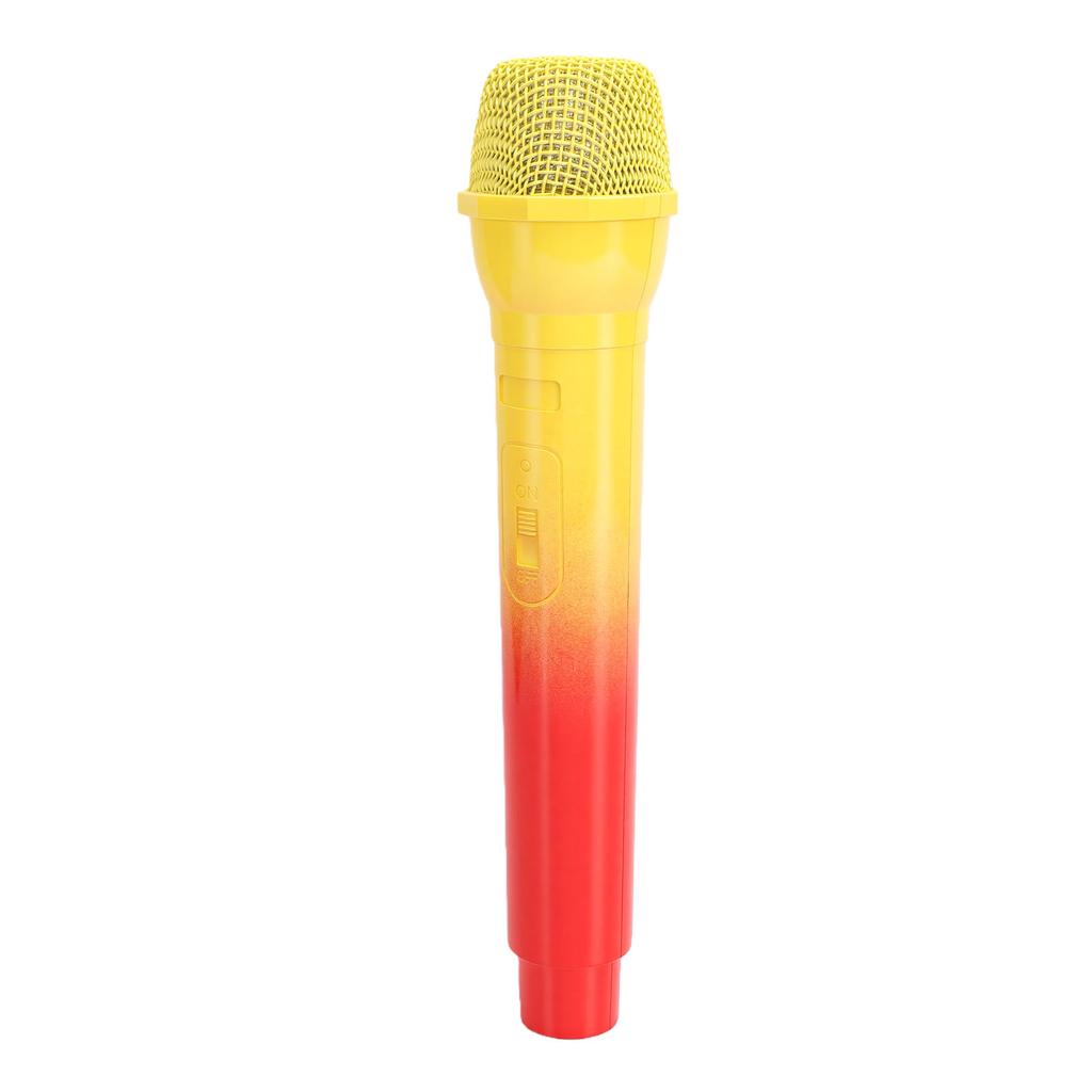 Realistic Microphone Gradient Color Lightweight Plastic Mic Prop for Speech Training Costume Prop