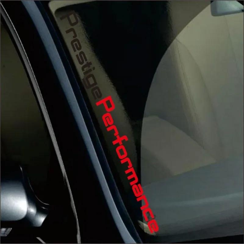 Universeller Auto Frontscheibenaufkleber Prestige Performance Styling Vinylfolie PVC Aufkleber Karosseriedekoration Auto Tuning Zubehör
