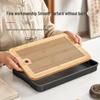 Bamboo Tea Serving Tray with Drainage