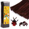 Fenrry 300PCS Pipe Cleaners Chenille Stem Craft Supplies for Hair Fuzzy Sticks Pipe Cleaner Brush for DIY Art Craft Decorations