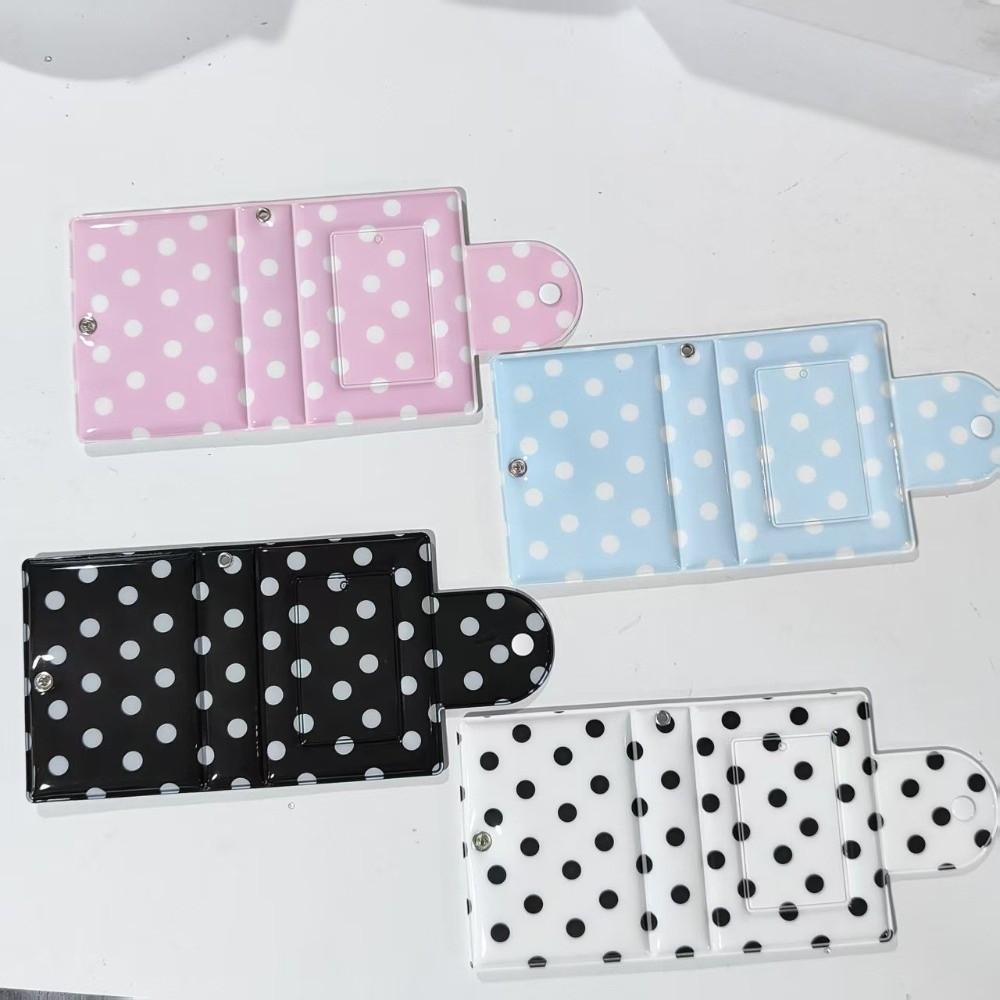 40 Slots Photocard Binder Polka Dot Idol Picture Storage Book Portable Photo Album