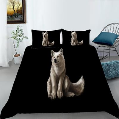 Wolf Series Polyester Bedding Two Or Three Piece Digital Printing Shopify