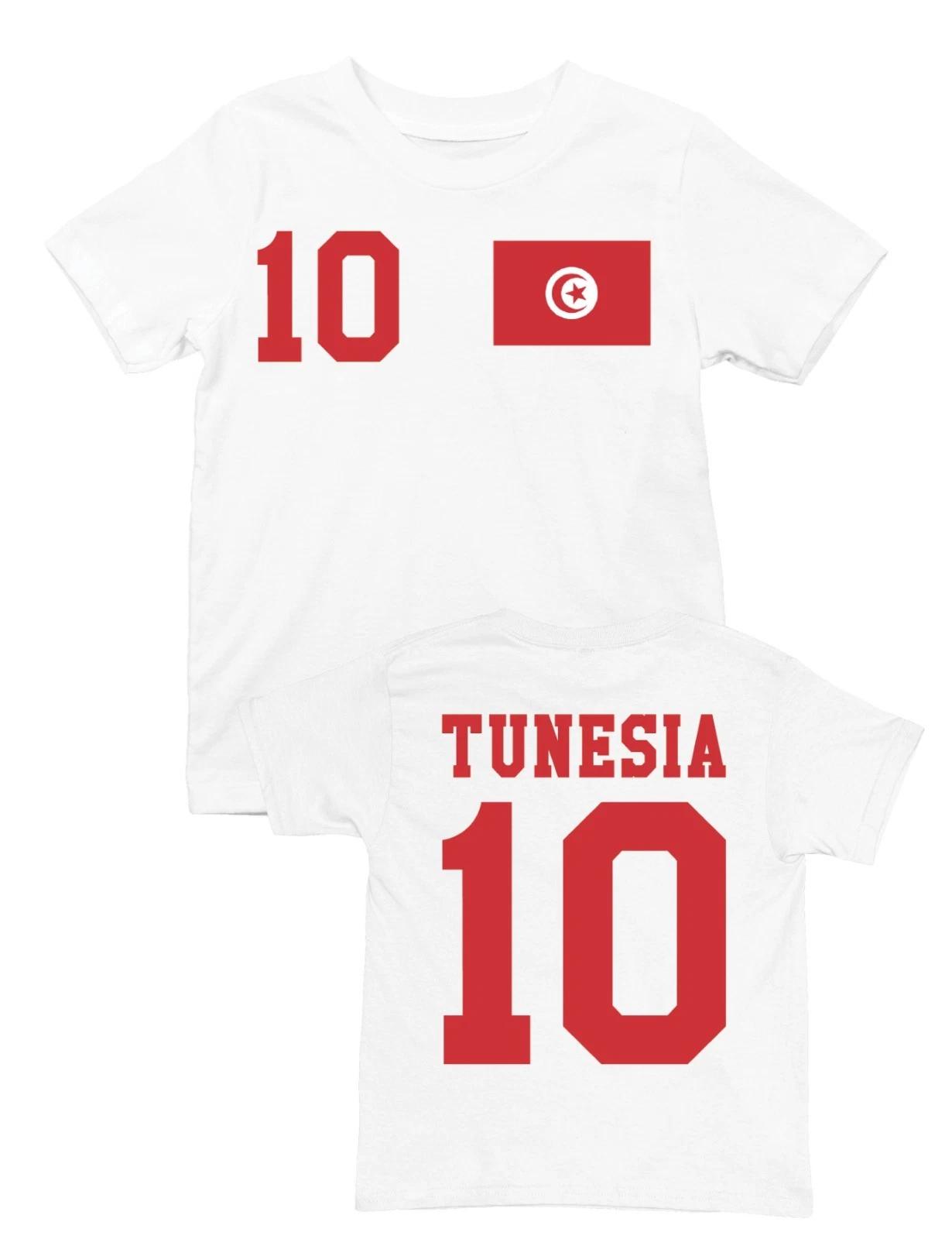 Youth Designz Tunisia Kids kids boys T-Shirt with DESIRED NAME + NUMBER Jersey Tunisia 160