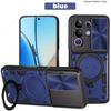 Slide Lens Armor Funda for Vivo Y29 4G Global Case for Vivo T4X 5G India Y300t China Case Magnetic Ring Kickstand Holder Cover