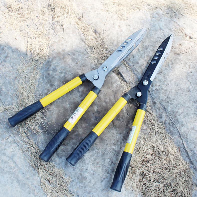 Telescopic Long-Handled Gardening Scissors: High Branch, Hedge & Lawn Trimmer with SK5 Blade