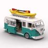 Bricklink MOC 10220 Speed Technical Car VW T1 Camper Van City Camp Truck Creative Sets With Box Building Blocks Kid Toys Gift