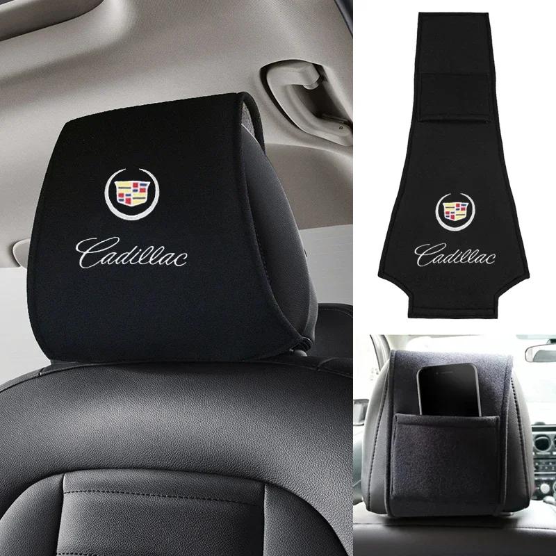 Potah opěrky hlavy do interiéru auta pro Cadillac Escalade ATS BLS CTS CT4 CT5 CT6 EXT STS SLS SLR SRX XLR Prachotěsné příslušenství