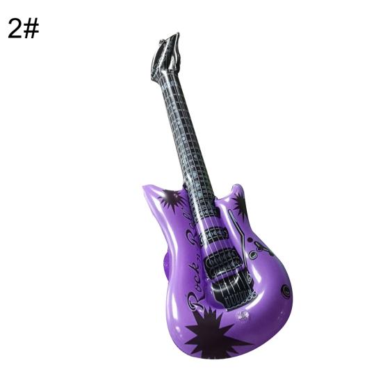 PVC Inflatable Guitar Microphone Lute Musical Instrument Kids Toy Party Props