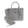Prada 1BA296_NZV_F0480 2-Wege-Tasche grau Safiano Damen