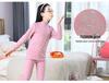 Kids' Medium Collar Warm Double-Sided Brushed Base Layer Set (Autumn Clothing & Pants for Small, Medium, and Large Children)