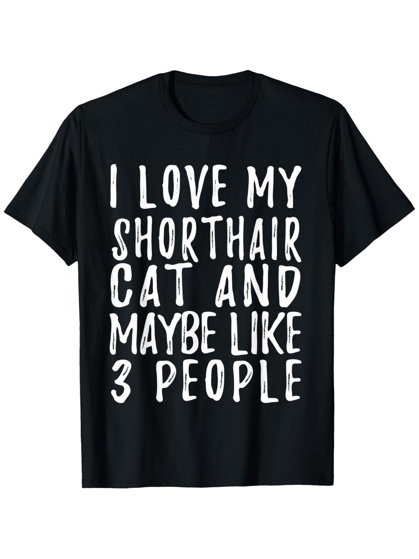 

funny cat lover t-shirt for all men and women, suitable for all seasons, 100% pure cotton, S-XXXL 5XL різнокольоровий
