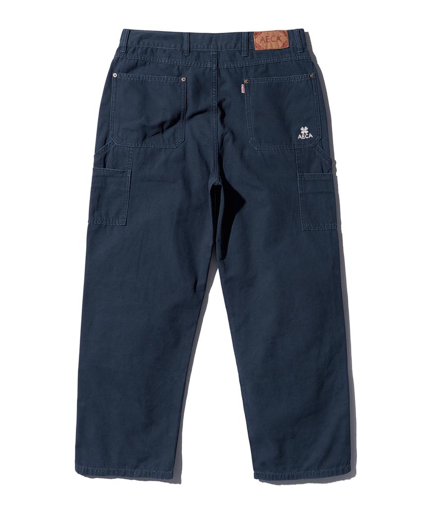 AECA Vintage Double Knee Pigment Pants-Navy