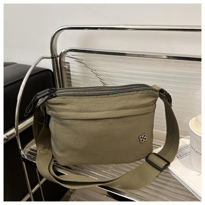 Einfache lässige Umhängetasche Damen Outdoor leicht vielseitig Handy kleine quadratische Tasche Mode Pendler Studenten Messenger Bag