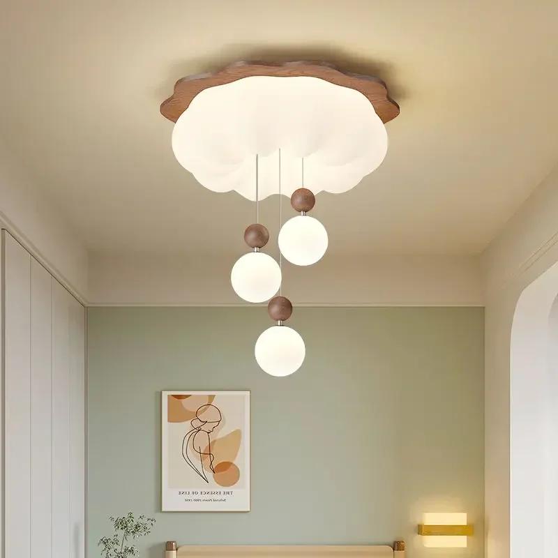 Children's Room Bedroom Ceiling Lights LED Cloud Bow Bubble Ball Light Minimalist Baby Room Girl Boy Bedroom Decor Ceiling Lamps