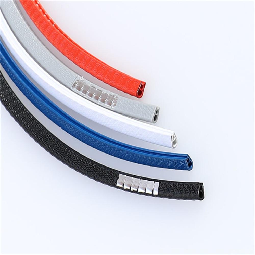2/5/10M Car Door Protector Edge Scratch Strip Guard Trim Automobile Door Anti Collision Protection With Steel Car-styling Interior Mirrors 6