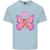 Breast Cancer Awareness Month Butterfly Kids T-Shirt Childrens