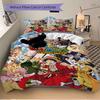 One Piece Adventure Print 3Pcs Bedding Setduvet Cover With 2 Bedropillowcase Home Birthday Gift