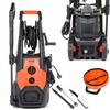 Pressure Washer Nac Induction Motor 2500W 195 Bar Rotary Brush 6-in-1