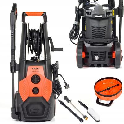 Pressure Washer Nac Induction Motor 2500W 195 Bar Rotary Brush 6-in-1