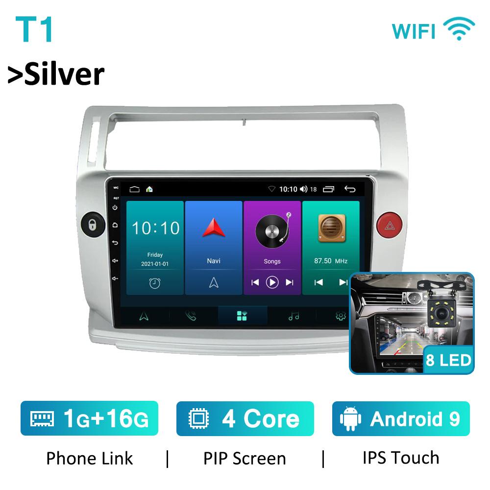Wireless CarPlay Android Auto Car Radio For Citroen C4 LA LC C-Triomphe C-Quatre 2004 2005 2006 - 2014 GPS Autoradio 4G WIFI DSP