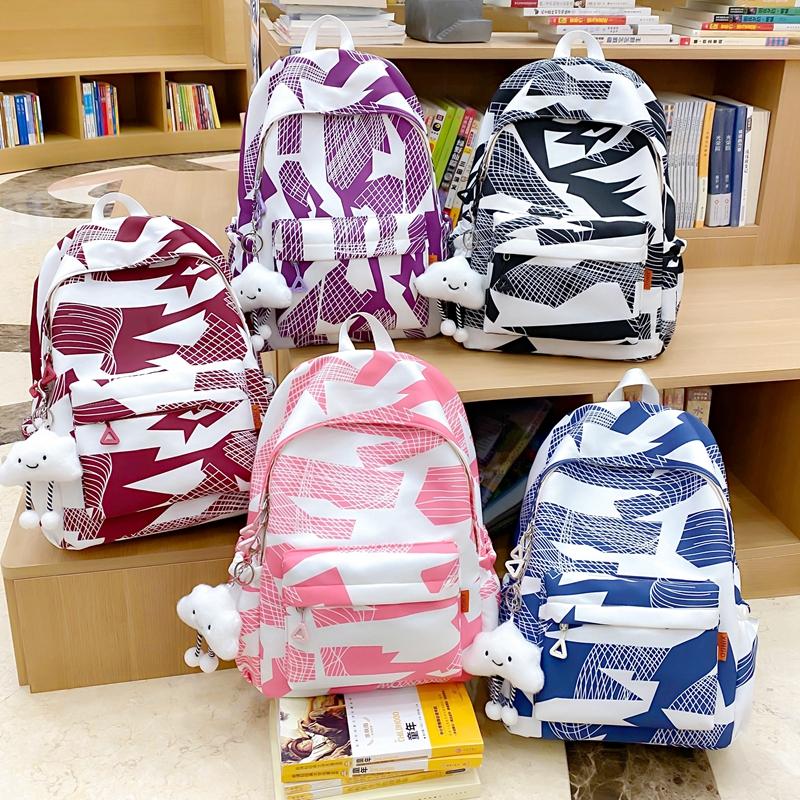 Nahtfarbe Rucksack Studenten Schultasche Große Kapazität Rucksack für Männer Frauen