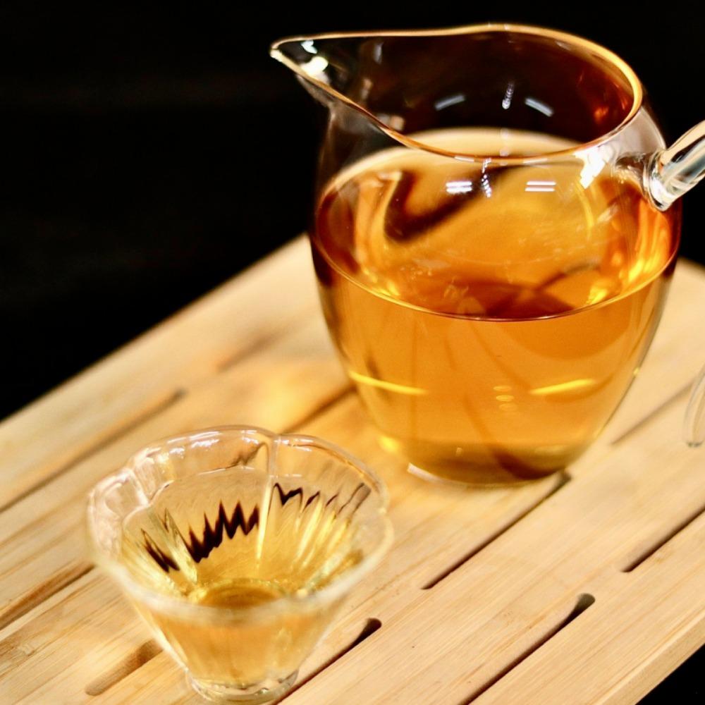 357 г Юньнаньский чай Пуэр Скользкий бамбуковый пуэр Лянцзы Сырой чайный торт Чайный — фото 5