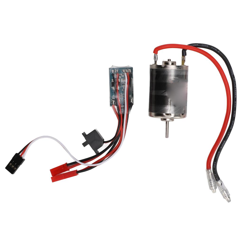 380 38T Bürstenmotor-Set Großes Drehmoment JST-Stecker RC-Motor 30A ESC-Kombination mit JST-Buchse auf 4mm