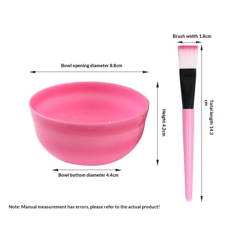 Conjunto de Tigelas para Máscara Facial Mistura Facial Aplicador de Máscaras Faciais Misturador Ferramenta de Medição Borracha de Maquiagem Ferramentas de Tigela para Faciais